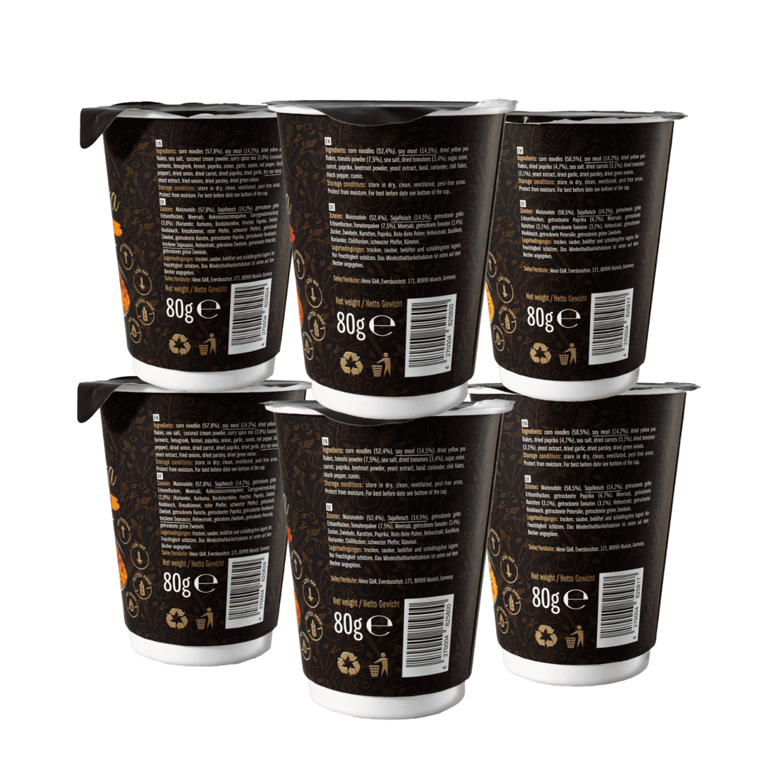 Instant-Pasta 6er Probierset