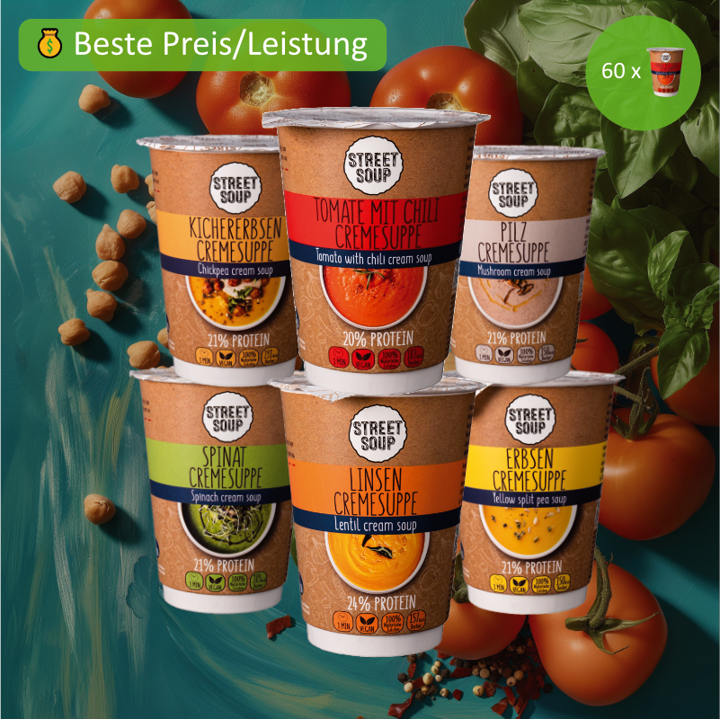 Monatskur 30 Tage: 60 Cremesuppen