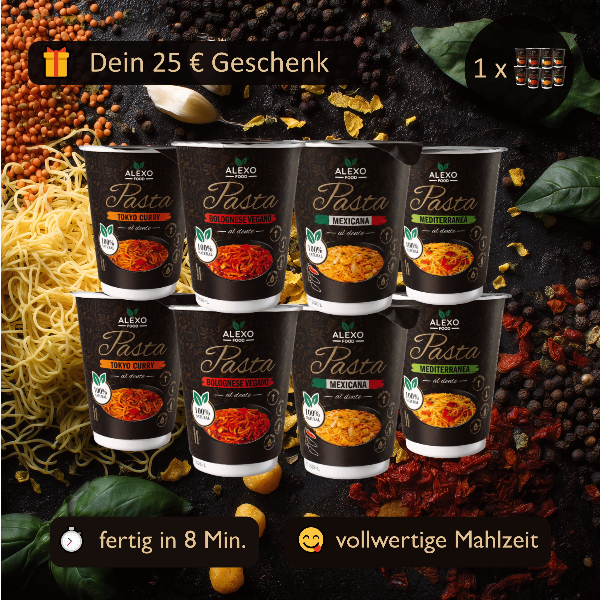 Diätbox 28 Tage: 82 Mahlzeiten