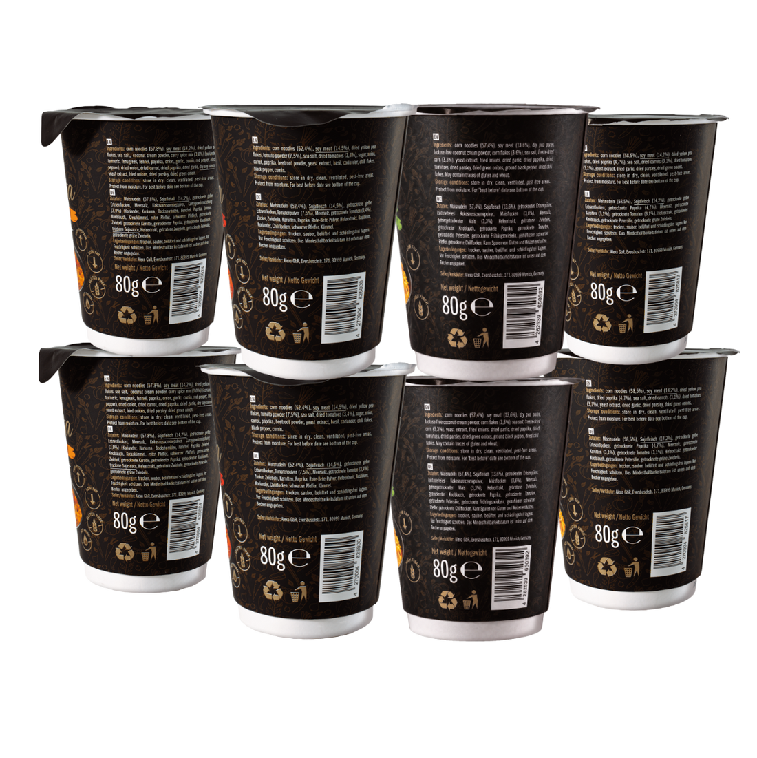 Instant-Pasta 8er Probierset