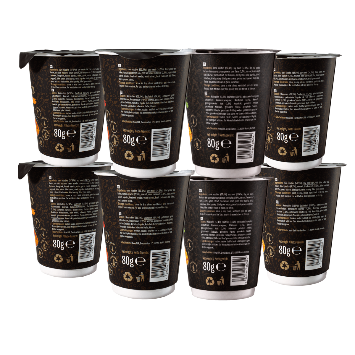 Instant-Pasta 8er Probierset