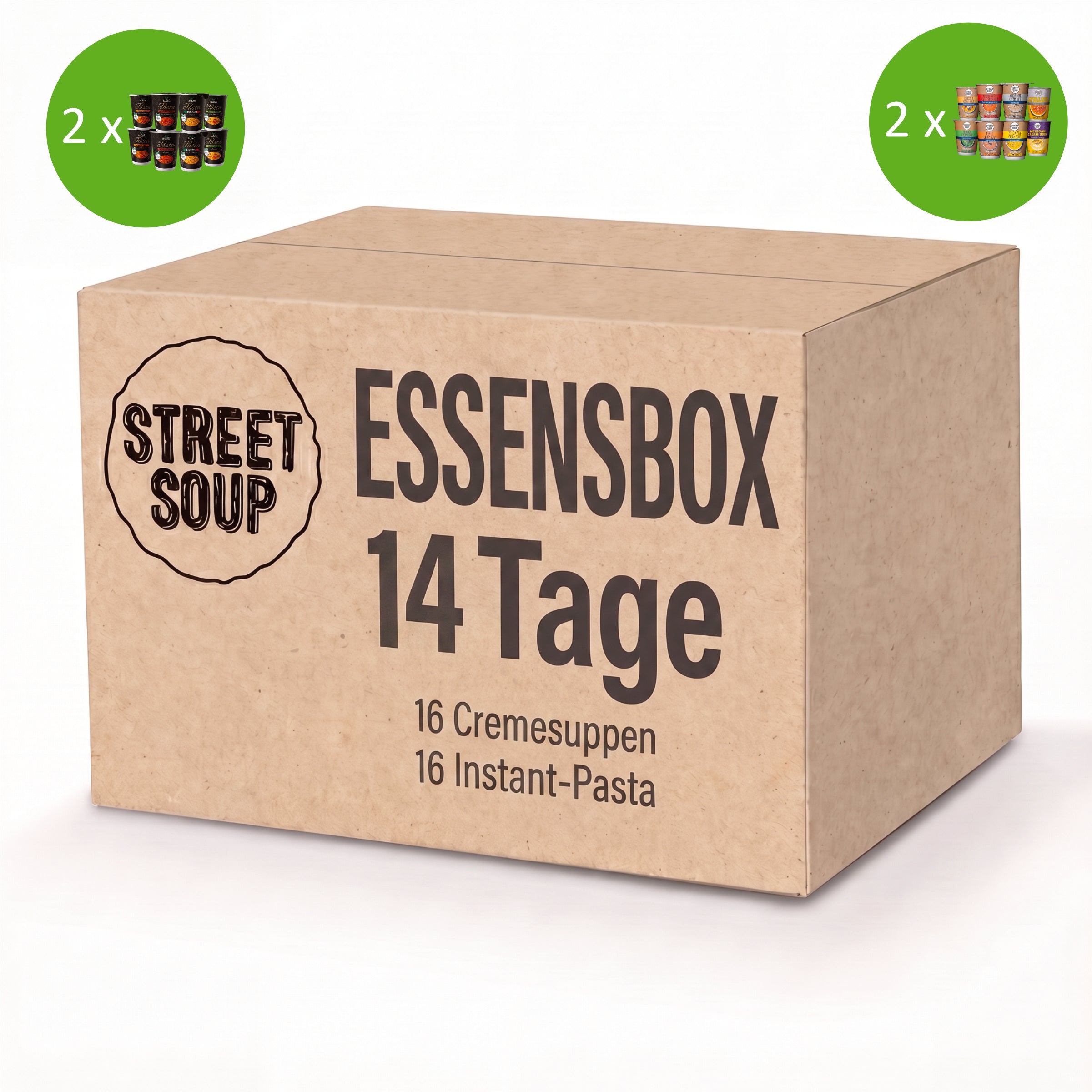 Essensbox 14 Tage: 32 Mahlzeiten
