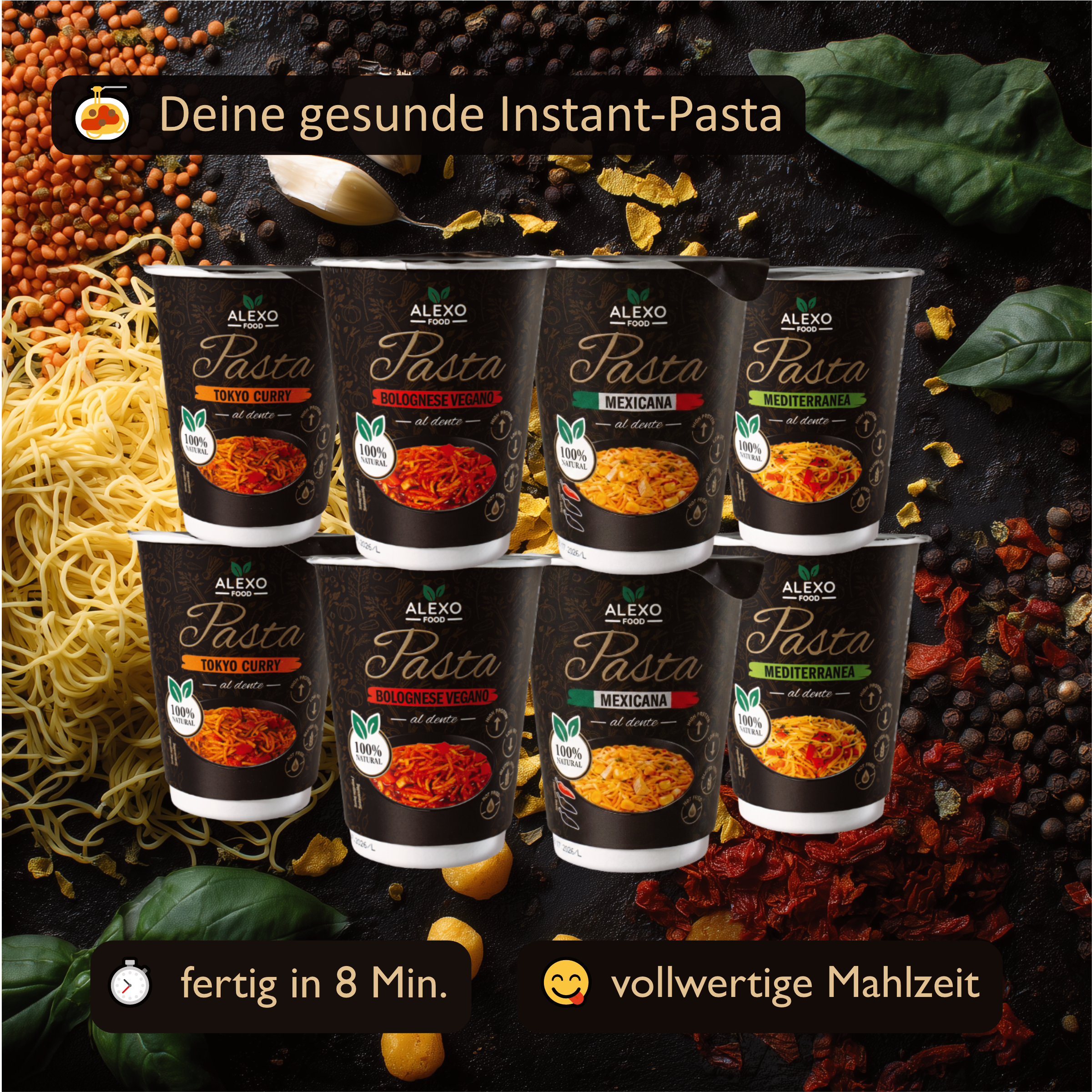Essensbox 7 Tage: 16 Mahlzeiten