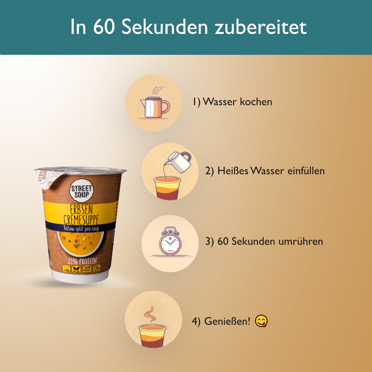 Suppenkur 3 Tage: 15 Cremesuppen