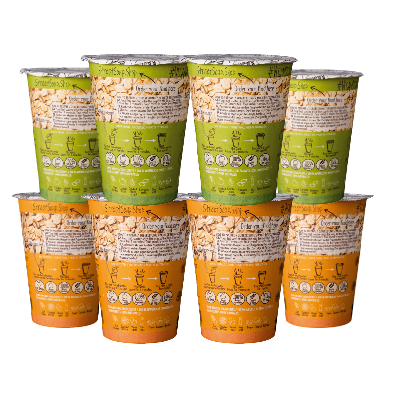 Instant-Porridge im Probierpaket