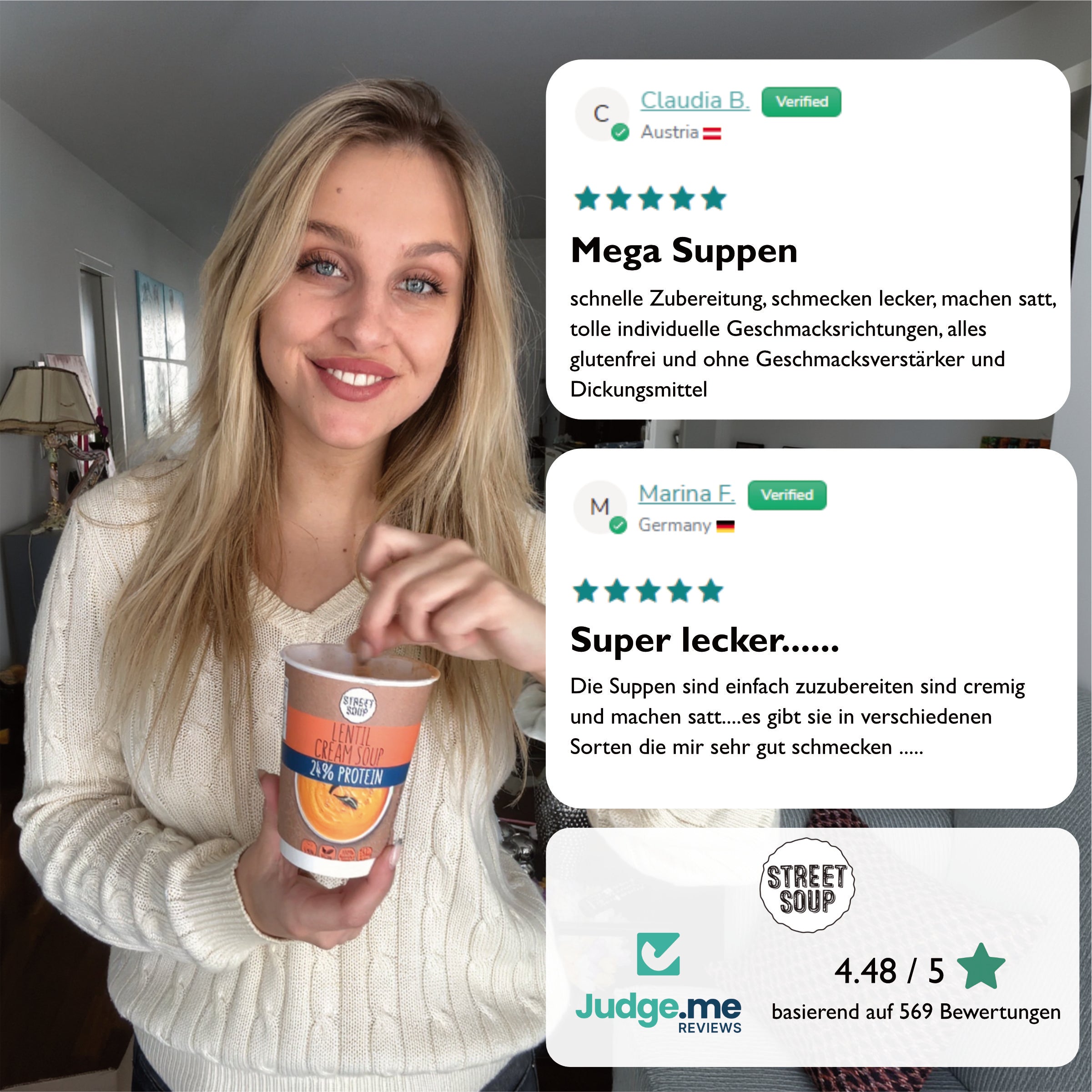 Suppenkur Vorrat: 25 Cremesuppen