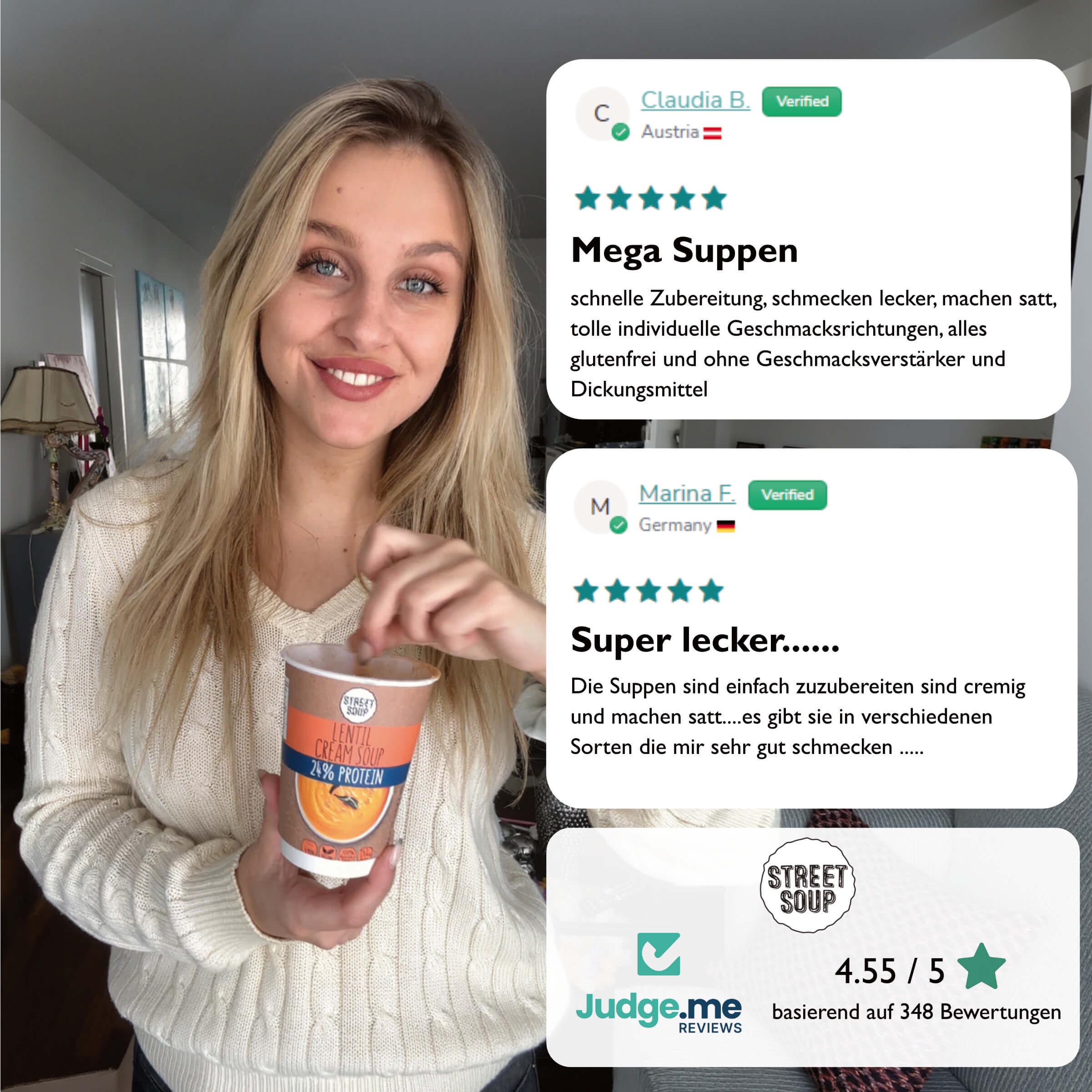 Suppenkur 3 Tage: 15 Cremesuppen