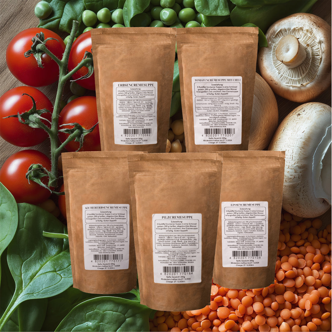 Suppenkur Vorrat: 25 Cremesuppen