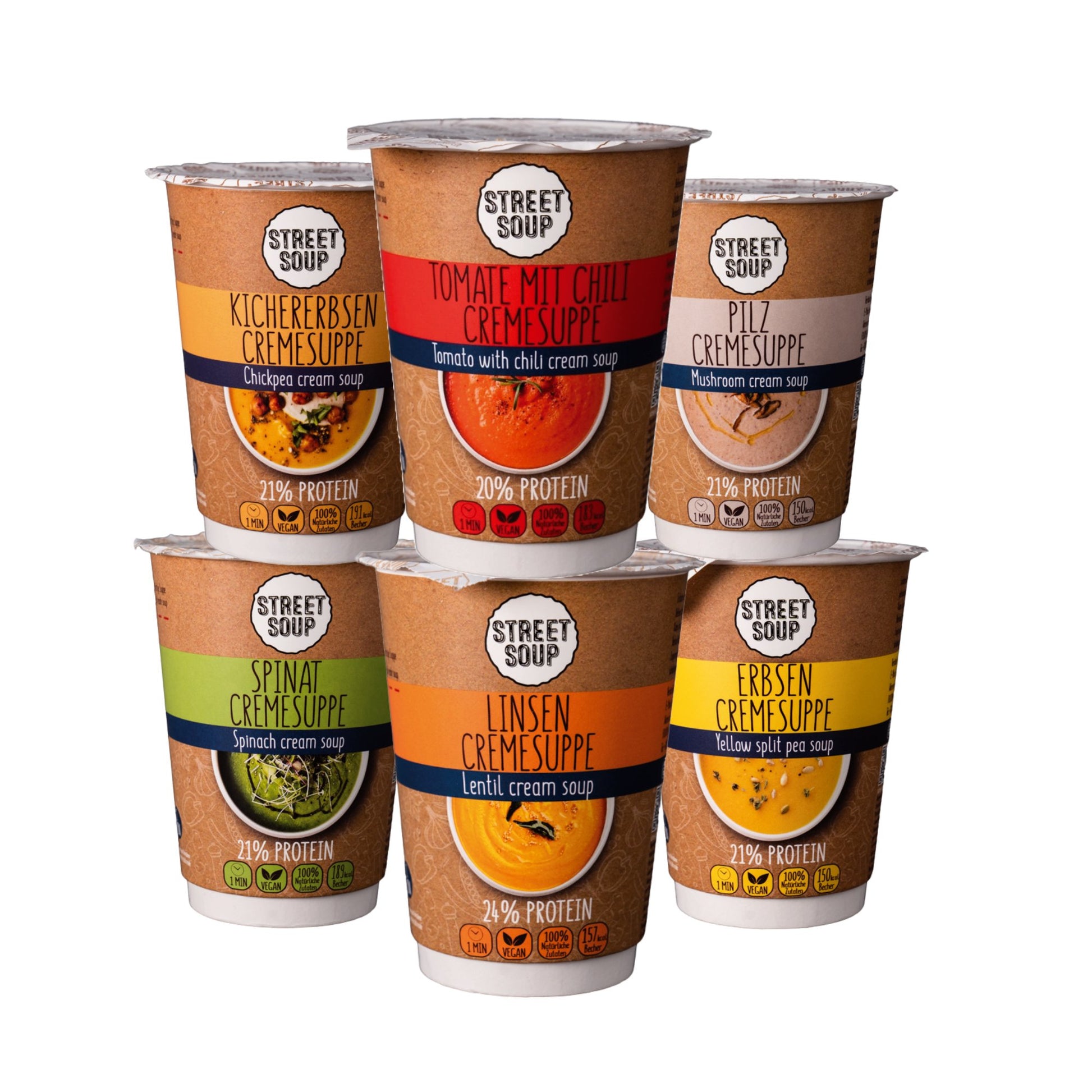 Suppenkur 1 Tag: 6 Cremesuppen - Street Soup